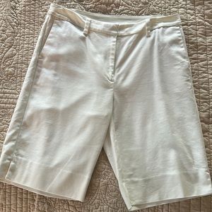 J Jill white shorts. Worn 1 time.